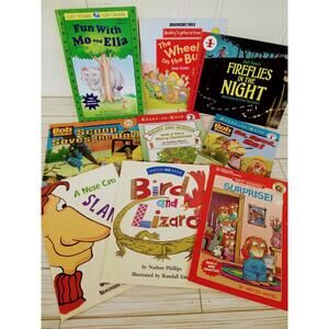 Lot of 9 - Learning to‎ Read - MIXED Lot - ACCEPTABLE Condition - Kids Books